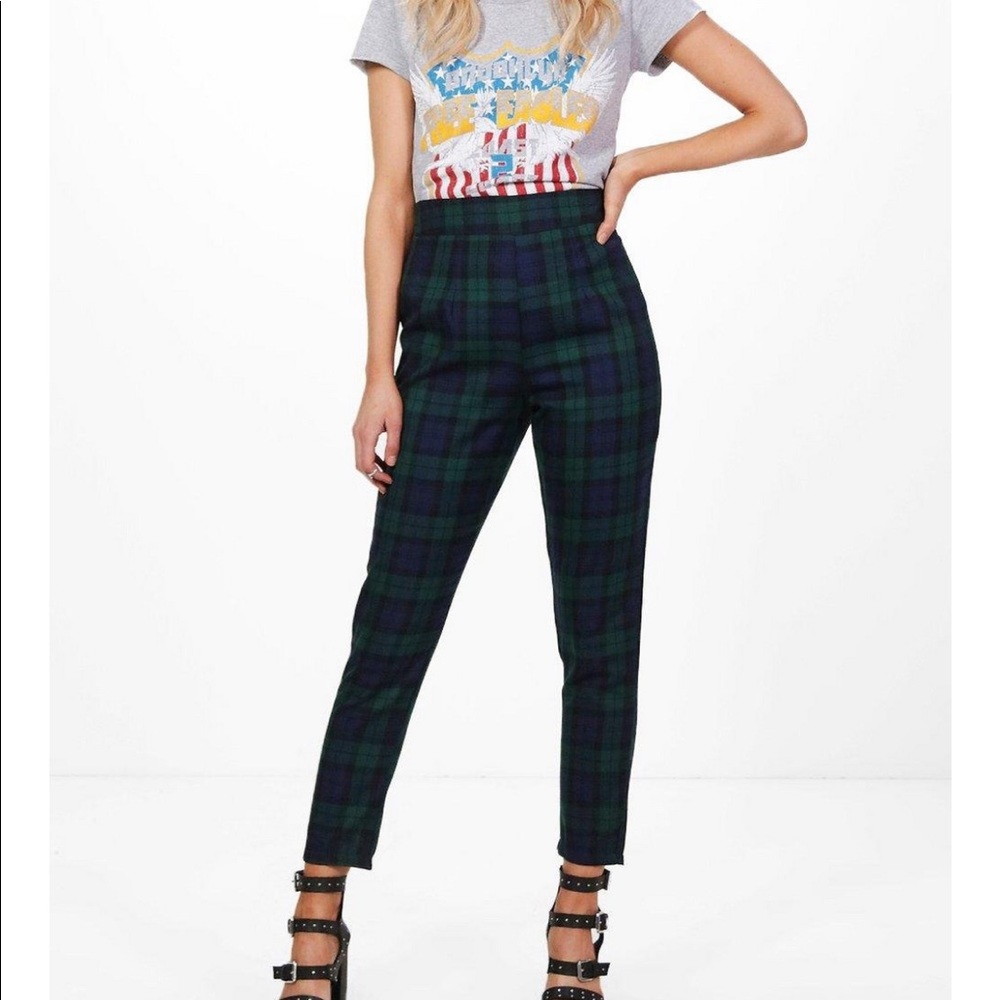 Petite high waited tapered pants